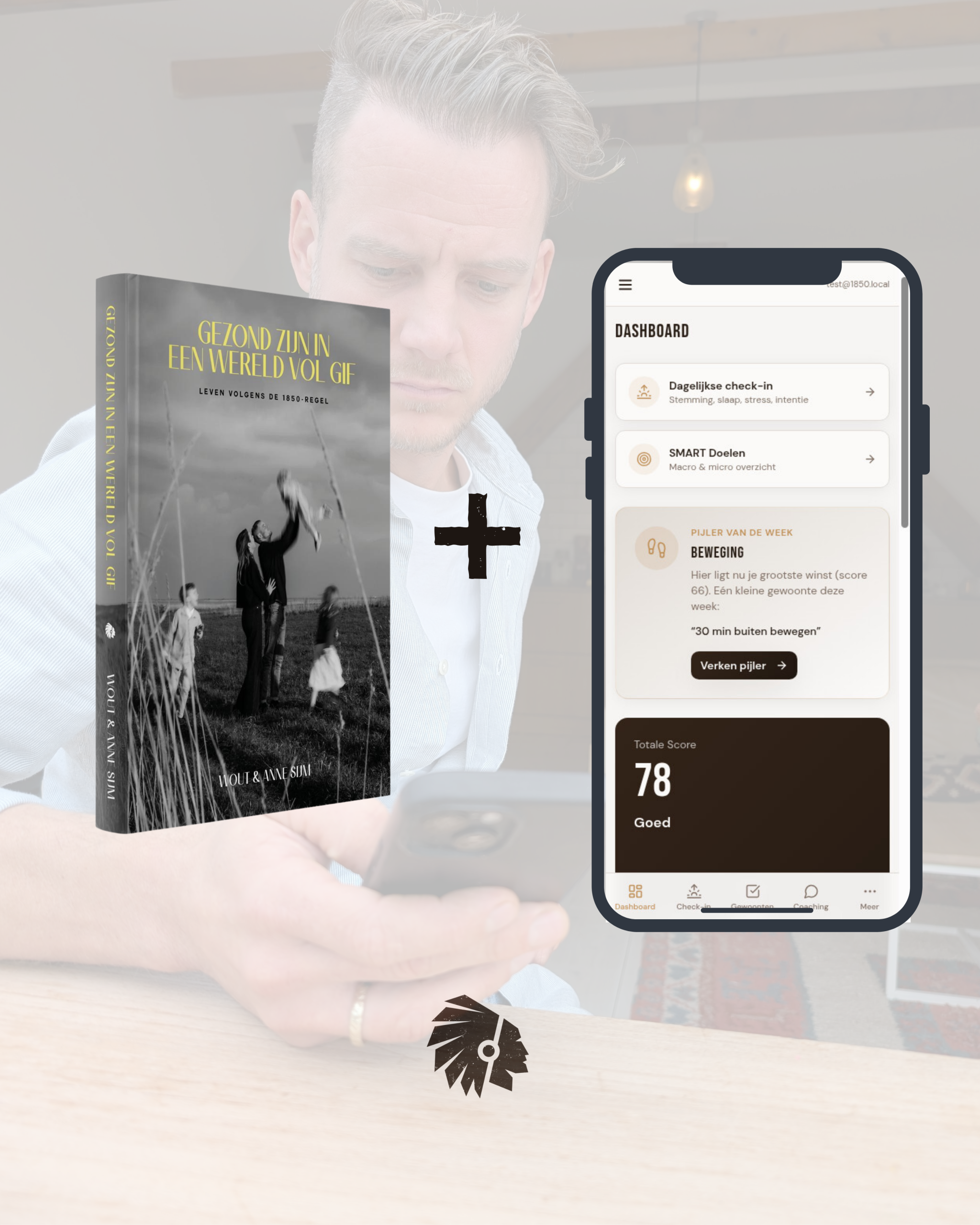 Bundel: Boek + Coaching App "Gezond zijn in een wereld vol gif"